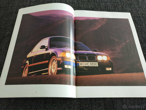 Prospekt BMW M3 E36, BMW M5 E34, 1993, 46 stran, německy - 2