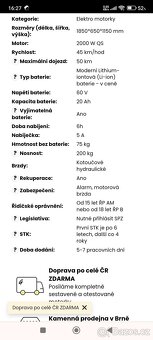 Elektro motorka ViaGo Eagle 2000W - 2