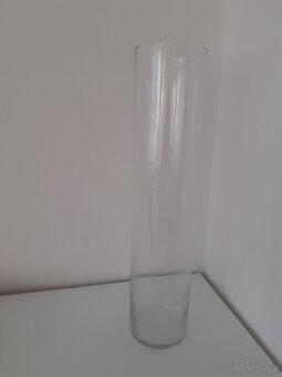 Nová skleněná váza - válec - 2