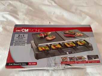 Raclette gril – elektrický stolní gril pro 8 osob - 2