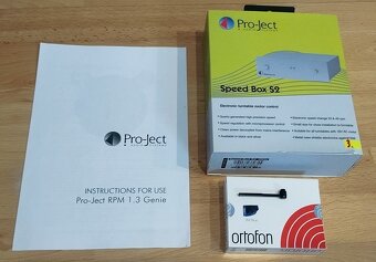 Pro-Ject RPM Genie 1.3 + Ortofon 2M Blue + Speed Box S2 + Va - 2