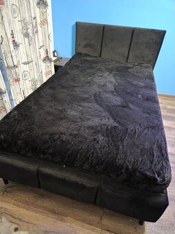 Čalouněná postel LUX 7 s matraci Brigita - 2