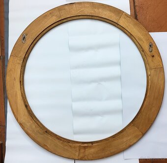 Dřevěný kulatý rám masiv - 2
