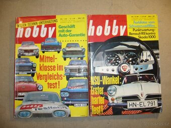 Časopisy retro Hobby v němčině - 2