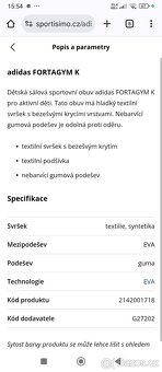 Dětské sálové boty Adidas - 2