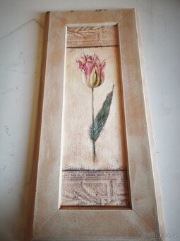 dva obrazy květin - 2