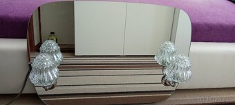 Zrcadlo se dvěma žárovkami e14 - 2