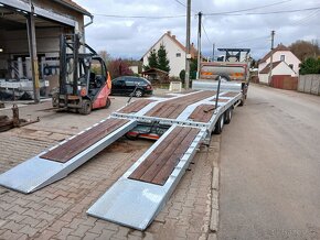 Přívěs na kompresor, vrtná souprava, harvestor, bagr, - 2