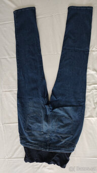 Těhotenské džíny modré vel. 42 - 2
