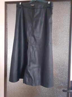 H&M Midi koženková sukně, L - 2
