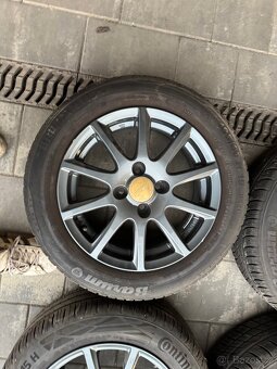 Alu disky 4x100  15” + letní pneu - 2
