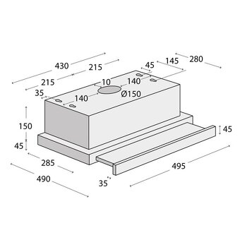 Digestoř Concept OPV3150bc - 2
