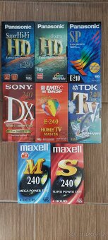 NOVÉ NEPOUŽITÉ VIDEOKAZETY VHS - 2