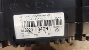 Budíky Maxidot Škoda Yeti 5L0920840H - 2