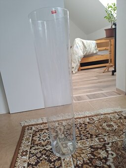 Skleněná váza výška 70 cm - 2