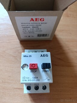 Motorový ochranný spínač AEG Mbs25 0,40-0,63A - 2
