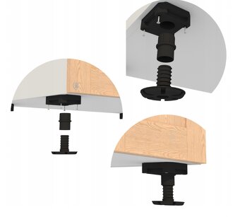 Kuchyňské nohy stavitelné 12cm - 17cm - 2