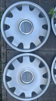 Poklice 16 originál AUDI kryty kol - 2