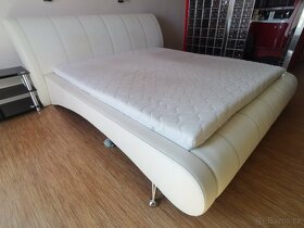 Designová robustní manželská postel PURTEX 180x200 cm - 2