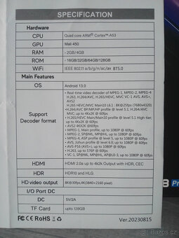 Android TV 8K Ultra HD, Android 13 - kontakt email - 2