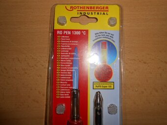 2x plynová páječka tužková RO PEN 1300°C ROTHENBERGER - nová - 2