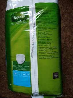 Depend Slip Normal, inkontinenční kalhotky vel. M, unisex - 2