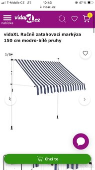 Markýza 300 Cm, markýza 150 Cm, - 2