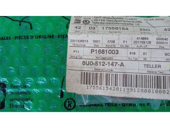 miska zadního tlumiče horní Škoda Favorit, Felicia 6U0512147 - 2