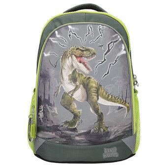 Školní batoh Dino World T-Rex v bouřce,reflexní + penál - 2