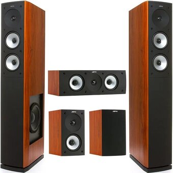 JAMO S 626 HCS tmavá jabloň - sada 5 reproduktorů - 2