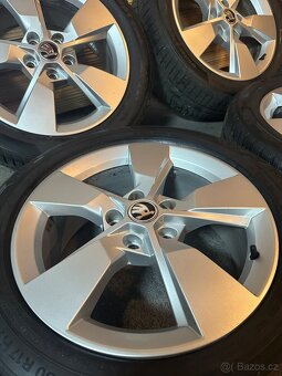 ALU Kola ŠKODA 5x112 R17 EREBUS Zimní Pneu 225/50/17 - 2