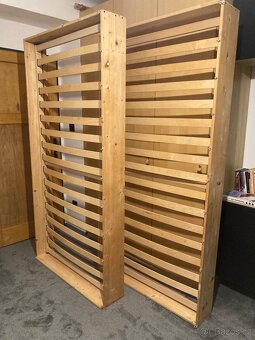 Postel vysoká 200x100 cm , 2x - 2