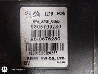 A Peugeot 308 t9 převodovka automat - 2