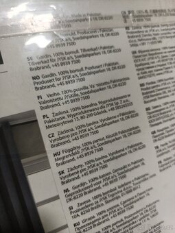 Záclona modrá 140x245 - 2