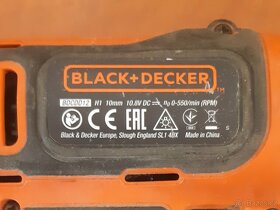Black+Decker BDCDD12 baterie - 2