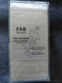 Sjednocené cylindrické vložky FAB TRIO 200RSD 29+35 - 2