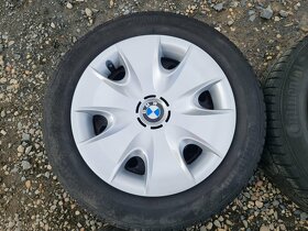 Sada originálníc 16" plechových disků BMW 5x120 + zimní pne - 2