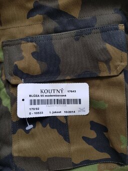 Bluza 95 modernizovaná vel. 170/92, AČR - 2