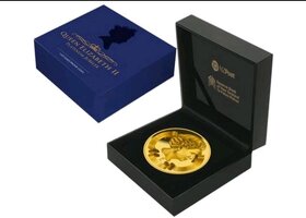 Kráľovná Alžbeta II.-1oz zlatá platinové jubileum 70rokov - 2