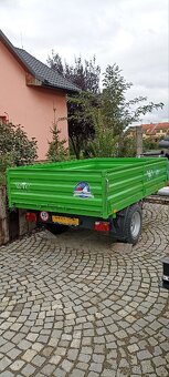 Traktoroý návěs WTC Písečná - 3,5tuny -sklápěč - 2