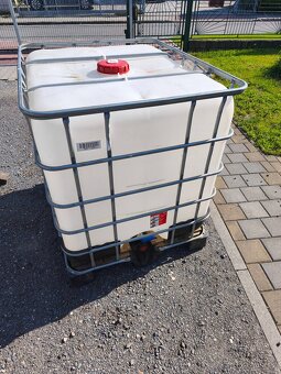 Ibc kontejner,barel,bečka,sud, baňok 1000 l - 2