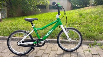 Dětské kolo WOOM 3 (16”) zelené - 2