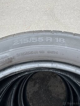 Letní pneu 215/55/18 Continental 4ks 5.2mm - 2