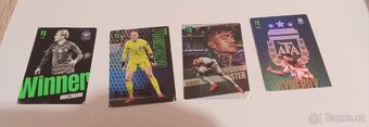 4 fotballové kartičky Top class - 2