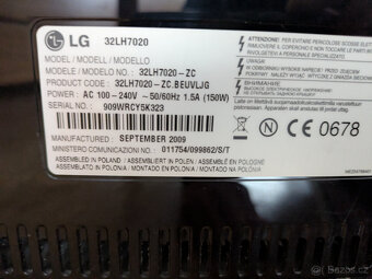 Televize LG 32" 82cm fullHD - 2