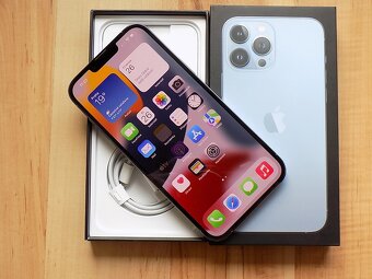 APPLE iPhone 13 Pro MAX 128GB Sierra Blue - ZÁRUKA -TOP STAV - 2