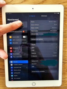 Apple iPad Air 2, 2014, 16 GB WIFI bilý, jako nový - 2