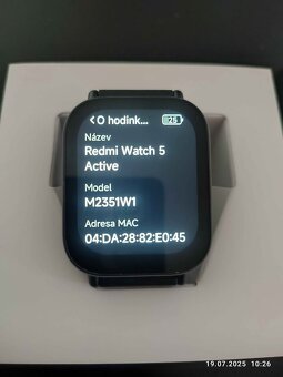 Chytré hodinky Xiaomi redmi watch 5 active - 2