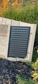 Posuvná brána a branky - 2