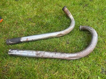 Jawa perak koleno výfuku 2x - 2